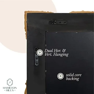 Elegant 24" x 36" Baroque Gold Framed Mirror