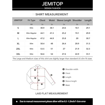 Slim Fit Wrinkle Free Dress Shirt for Men - Black