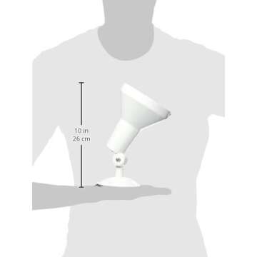 Nuvo Lighting SF77/487 One Light Outdoor Heavy Duty Cast Aluminum Durable Weather Proof Security Flood Light, White