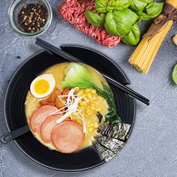 Vivimee Unbreakable Japanese Ramen Bowl Set for Asian Dishes