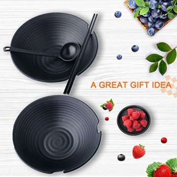 Vivimee Unbreakable Japanese Ramen Bowl Set for Asian Dishes