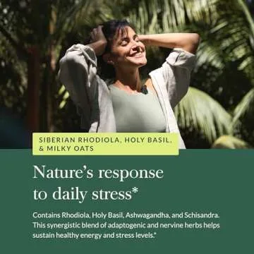 Gaia Herbs Adrenal Health Recharge Your Energy and Calm Stress