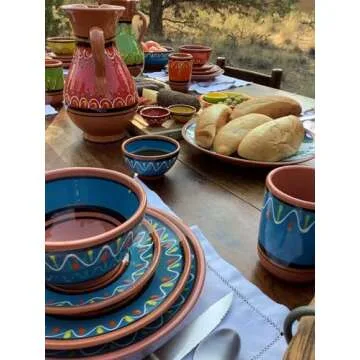Cactus Canyon Ceramics Spanish Terracotta Small Serving Dish, Yellow