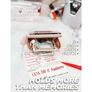 Fydelity Retro Cassette Wallet - Stylish Vegan Leather Accessory