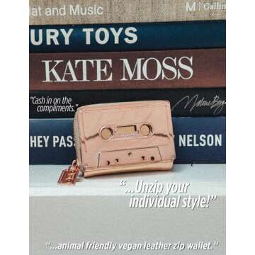 Fydelity Retro Cassette Wallet - Stylish Vegan Leather Accessory