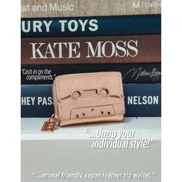 Fydelity Retro Cassette Wallet - Stylish Vegan Leather Accessory