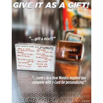 Fydelity Retro Cassette Wallet - Stylish Vegan Leather Accessory