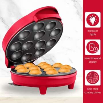 Holstein Cake Pop Maker, Makes 12 Perfect Cake Pops