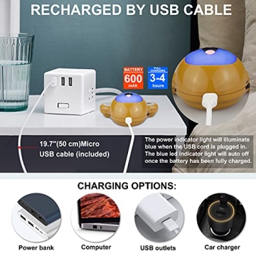 HONGUT Musical Timer for Kids with LED Lights and Music