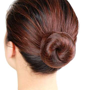 Smilco Hair Nets 100 PCS, 20 Inches Elasticity Invisible Elastic Mesh Wig Nets for Hair Bun Making Ballet Dancer Kitchen Food Serive(Brown)