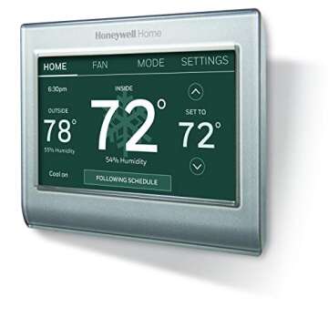 Honeywell Home RENEWRTH9585WF Wi-Fi Smart Color Thermostat (Renewed)