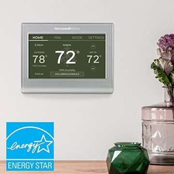 Honeywell Home Smart Color Thermostat Renewed for Energy Efficiency