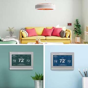 Honeywell Home Smart Color Thermostat Renewed for Energy Efficiency