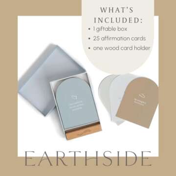 Earthside Birth Affirmation Cards for Empowering New Moms