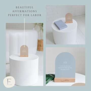 Earthside Birth Affirmation Cards for Empowering New Moms