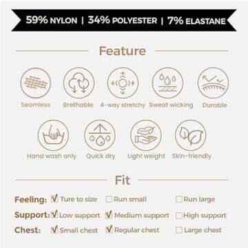 Aoxjox Workout Long Sleeve Shirts for Women Fall Athletic Gym Yoga Running Seamless Tee T-Shirt Tops(Charcoal Grey Marl, Large)