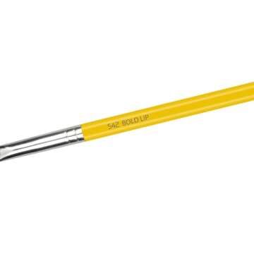 Bdellium Tools Professional Makeup Brush - Studio Series 542 Bold Lip - With Soft Synthetic Fibers, For Defining Contours of the Lips (Yellow, 1pc)