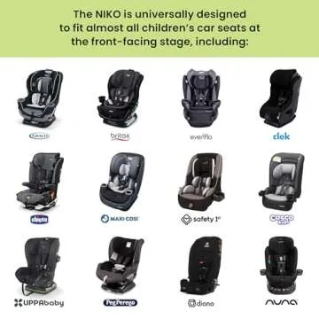 Niko Easy-Wash Children's Car Seat Cover & Liner - Universal Support with Cute Design