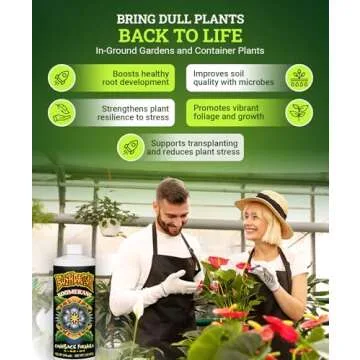 Fox Farm Bushdoctor Boomerang Fertilizer - for Fast Recovery of Stressed Plants, Root Health, Solubilized Nutrition - Perfect for Hydroponic & Soil Application- NPK 2-0.2-0.3, (Quart)