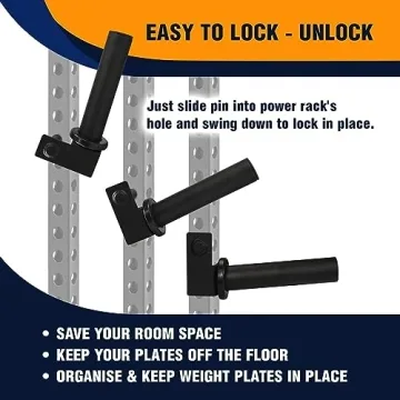 Yes4All Weight Plate Holder for Home Gym Organization