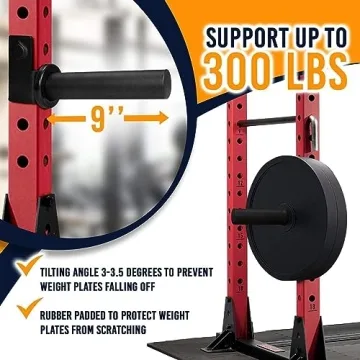 Yes4All Weight Plate Holder for Home Gym Organization