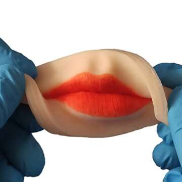 3D Lips Practice Silicone Skin - For Makeup Artists
