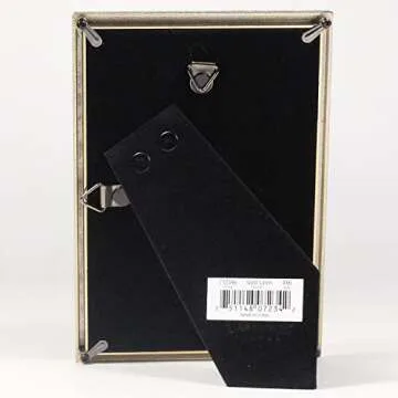 Lawrence Frames Gold Metal 4x6 Picture Frame with Linen