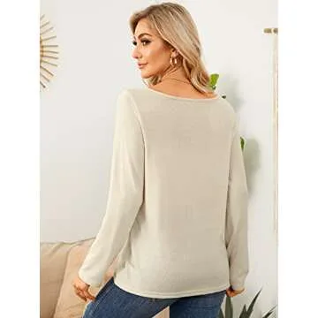 ZANZEA Women's Long Sleeve Casual Pullover Sweater