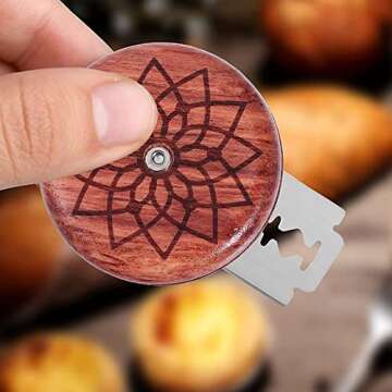 TEONEI Bread Scoring Tool with 5 Interchangeable Blades
