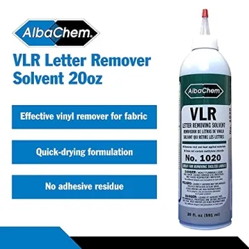 AlbaChem Heat Transfer Vinyl Remover Safe Quick Fabric Solution
