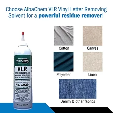 AlbaChem Heat Transfer Vinyl Remover Safe Quick Fabric Solution