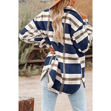 Cozy CHYRII Women's Casual Flannel Shacket for All Occasions