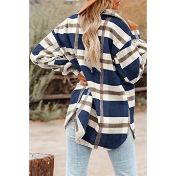 Cozy CHYRII Women's Casual Flannel Shacket for All Occasions