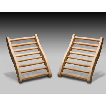 Dynamic Canadian Hemlock Sauna Backrest 2-Pack for Ultimate Comfort