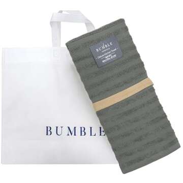 Premium Kitchen Towels, Solid Hand Towels (20”x 28”, 6 Pack) Highly Absorbent with Hanging Loop Anthracite