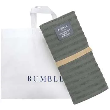 Premium Kitchen Towels, Solid Hand Towels (20”x 28”, 6 Pack) Highly Absorbent with Hanging Loop Anthracite