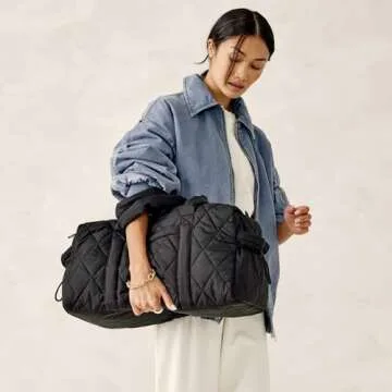 Vera Bradley Featherweight Women's Duffel Bag - Moonless Night