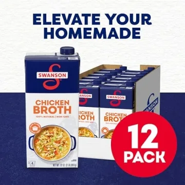 Swanson Natural Chicken Broth 32 oz Carton 12 Pack