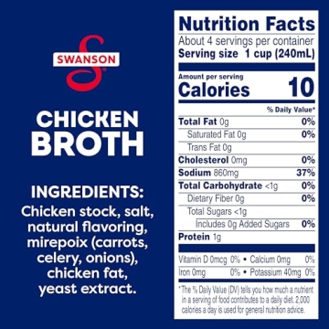 Swanson Natural Chicken Broth 32 oz Carton 12 Pack