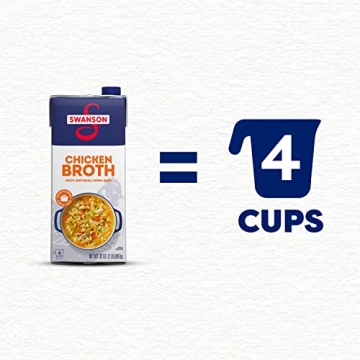 Swanson Natural Chicken Broth 32 oz Carton 12 Pack