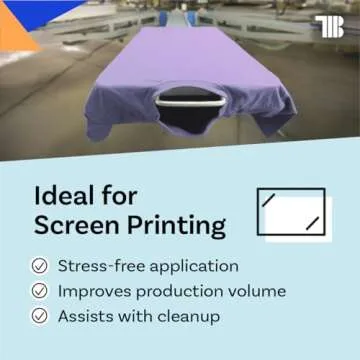 Pallet Tape for Screen Printing, 18 Inch x 300 Foot Roll, Made in USA, Heavy Duty Platen Masking Tape with Clean Removal to Protect Screen Printing Surfaces and Extend Pallet Life