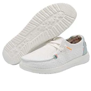 Hey Dude Women’s Wendy Boho Crochet Shoes for Comfort