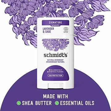 Schmidt's Lavender + Sage Deodorant Pack of 2, 3.25 oz
