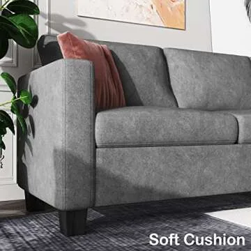 YESHOMY Convertible Sectional Sofa for Compact Living Spaces
