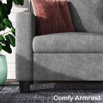 YESHOMY Convertible Sectional Sofa for Compact Living Spaces