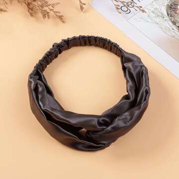 MYK Silk 100% Mulberry Headband - Elegant Hair Protection