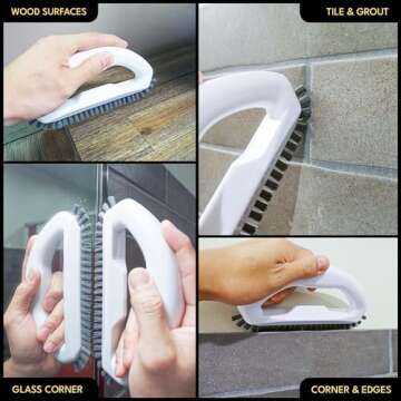 Heavy Duty Grout Brush for Easy Home Cleaning Solutions