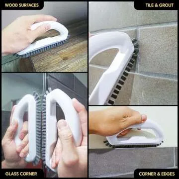 Heavy Duty Grout Brush for Easy Home Cleaning Solutions