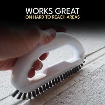 Heavy Duty Grout Brush for Easy Home Cleaning Solutions