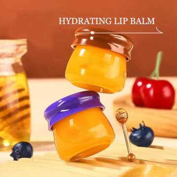 Rosarden Lip Balm Set, 8 Pieces Lip Moisturizer For Very Dry Lips, Long Lasting Lips Moisturizer For...